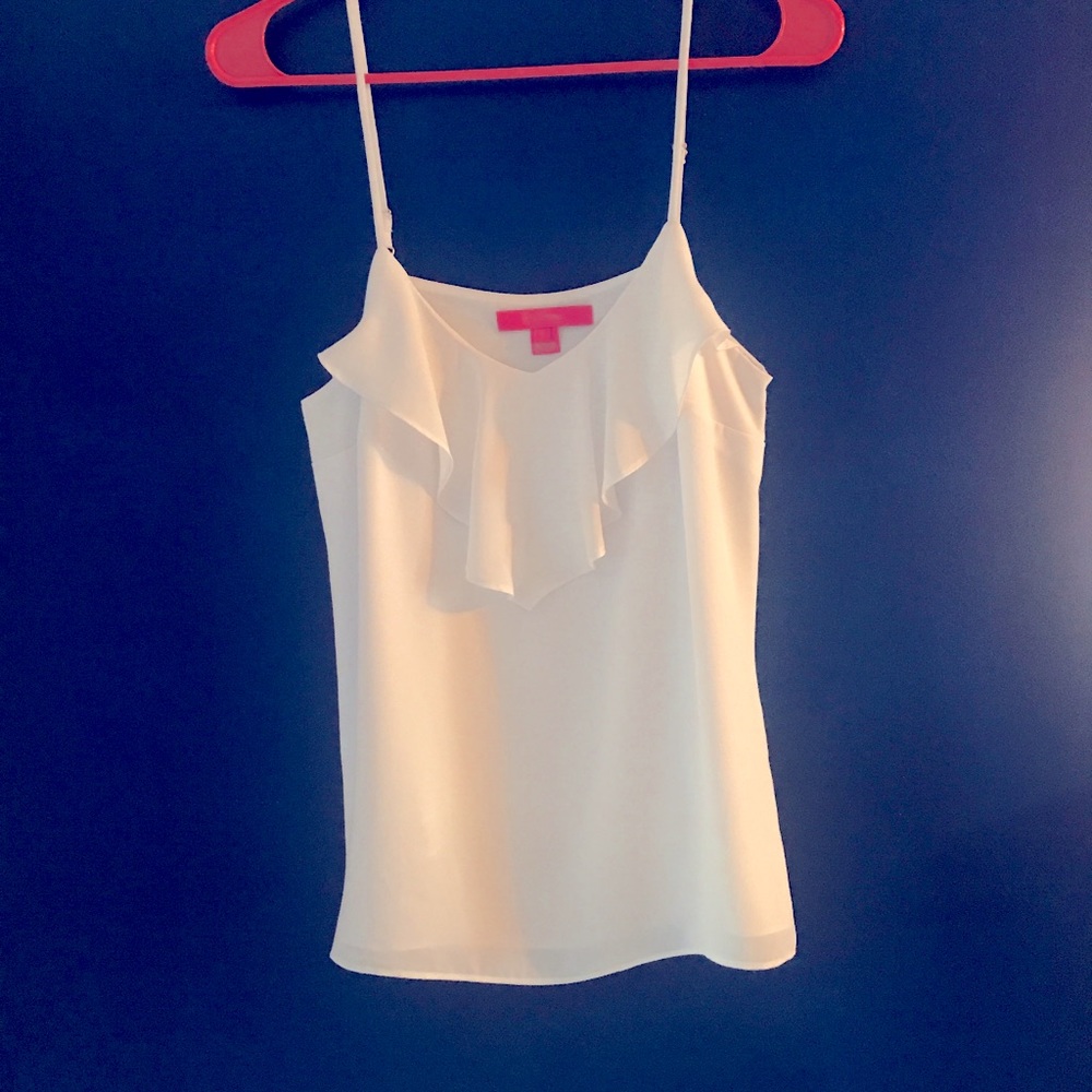 Lilly Pulitzer white tank top